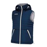 HYBRID SLEEVELESS JACKET - NAVY