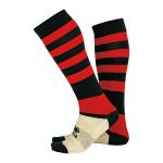 ZONE SOCKS BLACK/RED